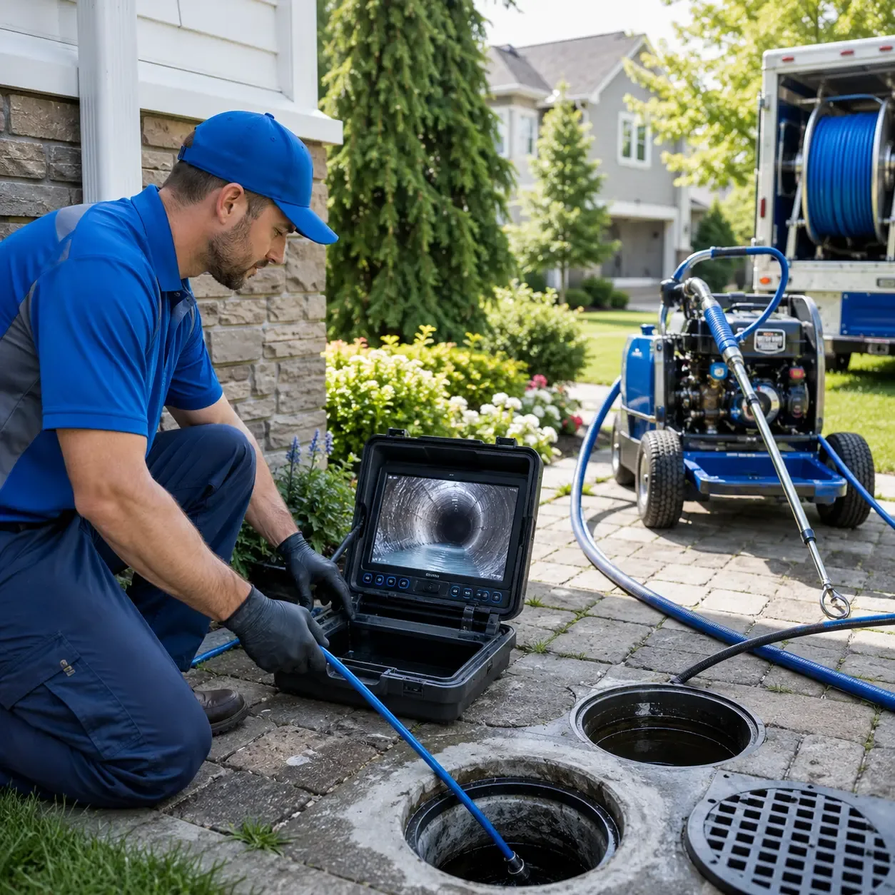 Outdoor drain cleaning professionals serving Farmer, OH