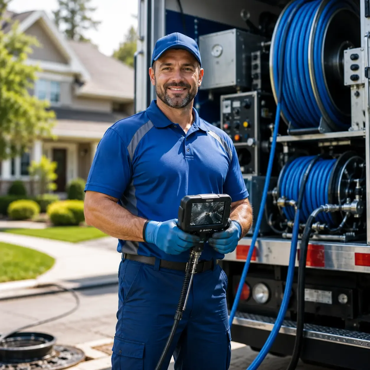 Local outdoor drain cleaning specialists in Farmer, OH